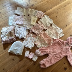 女の子♡新生児 出産準備 50㎝〜 ベビー服など 29点 まとめ...