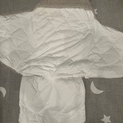 KONGZEEクマ型ベビーおくるみ グレーの画像