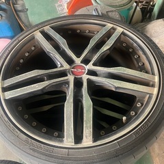 アルミホイール、タイヤ 4本セット 屋内保管