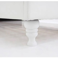 ラグジュアリーハイバッグレザー調ベッドフレームの画像