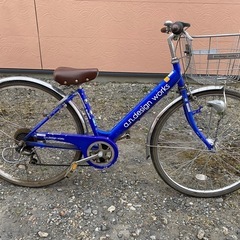 27インチ　6段変速　自転車