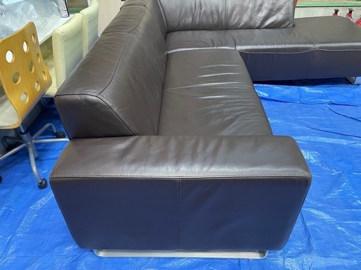 ※価格交渉＆引取歓迎【中古・美品】IDC 大塚家具 L/Sコンフォート06 本革 カウチソファ　出品地：埼玉県三郷市　L/S Comf