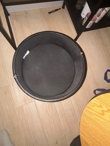 収納便利！棚＆回転レザーチェアセット