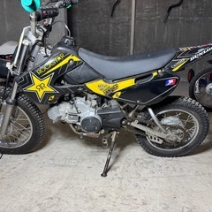 KLX110 4st 遠心クラッチ スノータイヤ 札幌市の画像