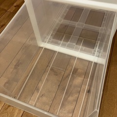 【新品】無印良品　ポリプロピレン収納ケース・引出式・深の画像