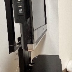 液晶テレビ＆DVDプレーヤー＆テレビボードの画像