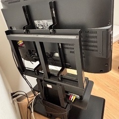 液晶テレビ＆DVDプレーヤー＆テレビボードの画像