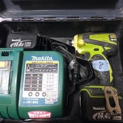 マキタ インパクトドライバー TD172D バッテリー付き パープル BL1860B