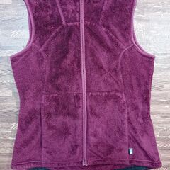 ノースフェイス ボアフリースベスト ワインレッド M/M WOMEN
