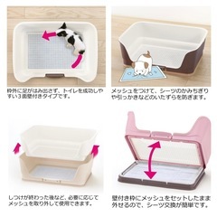 リッチェル お掃除簡単ステップ壁付トイレ 未使用の画像