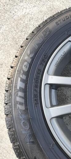 【22年製！】155/65R13 スタッドレス バリ溝 社外アルミ 宮城県仙台市 22年製！】155/65R13 スタッドレス バリ溝 社外アルミ 宮城県