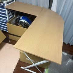 L字のデスク　破損なし　綺麗です