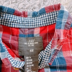 70cm シャツ　長袖　ズボンの画像