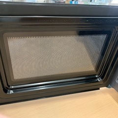 2023年製■エディオン 電子レンジ フラット庫内 ミラーガラス ブラック 美品の画像