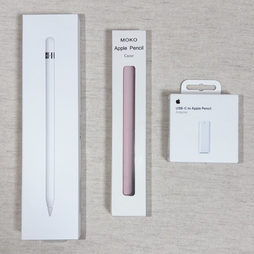 【販売終了】Apple Pencil MOKOケース USB-Cアダプタ