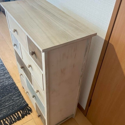 交渉中です‼️ 美品 リビング 収納棚 天然木 キャビネット 北欧家具 