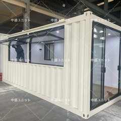 新品ユニットハウス4.5坪 コンテナハウス　プレハブ 仮設スーパーハウス 事務所 店舗 物置 倉庫　別荘　全日本OK 格安 の画像