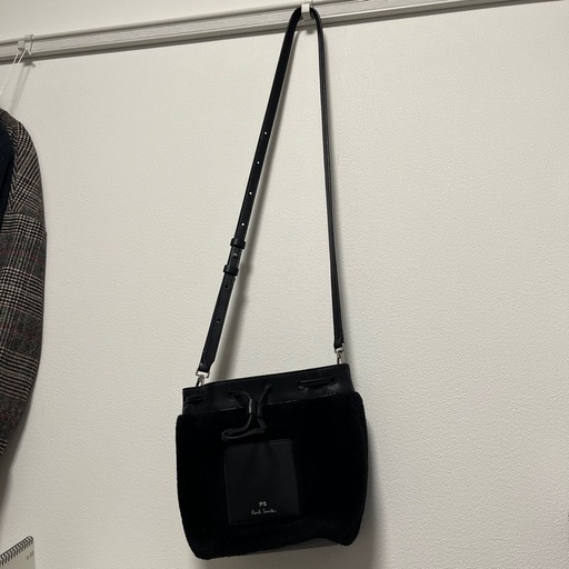 【美品】Paul Smith ブラックショルダーバッグ