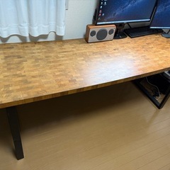 テーブル　IKEA キッチン天板使用