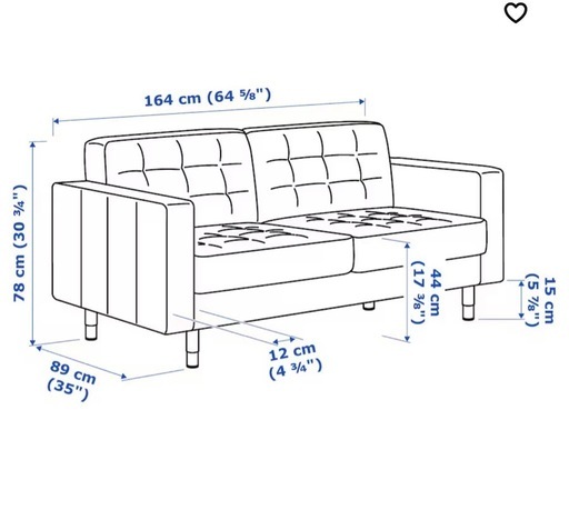IKEA/ソファ/ランズクローナ
