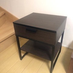 IKEA 引出し付サイドテーブル