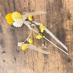 お値引き中🉐💛フラワーイヤーカフ✖️ブートニアsetの画像