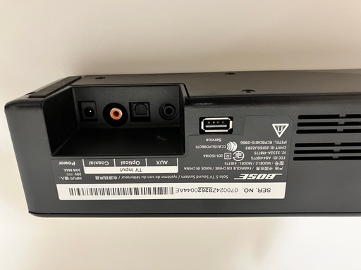 スピーカー　Bose Solo 5 TV sound system