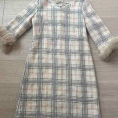 泉里香さん着用　ウィルセレクションスカラップワンピース