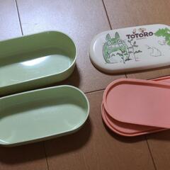 弁当箱　2段　トトロ　はし無しの画像