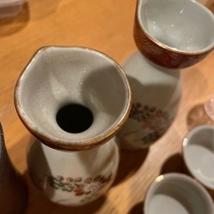 備前焼　九谷焼　酒器揃い　美品の画像