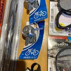【取引終了】自転車用品　サドルポスト　自転車用ミラー　まとめ売り　訳あり商品の画像