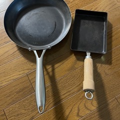 【早いもの勝ち】IHで使える　鉄製フライパン