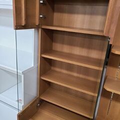 J9118　unico　ウニコ　AVボード　キャビネット＆TVボード　WYTHE　ワイス　アルダー材　クリーニング済み【リユースのサカイ柏店】　参考価格89,800円の画像