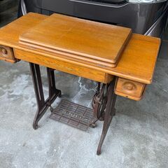 ◇希少現状品◇RICCAR リッカー アンティークミシン 足踏み型黒ミシン◇レトロミシン★1950年代 ヴィンテージの画像