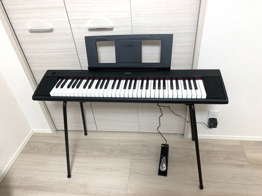 ヤマハ　電子キーボード piaggero NP-12B スタンドセット