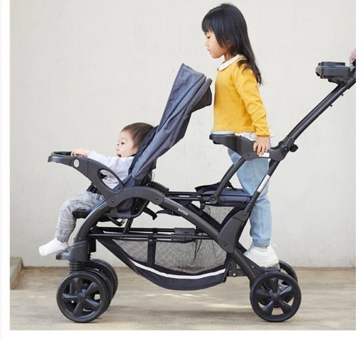 【美品】カトージ2人乗りベビーカー二人でゴーDX