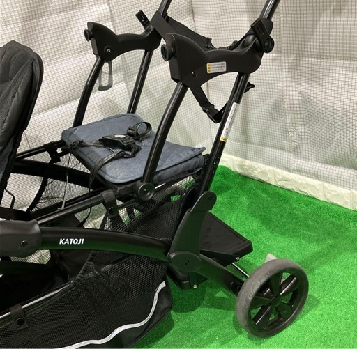 【美品】カトージ2人乗りベビーカー二人でゴーDX