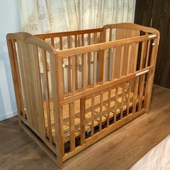 【美品】ベビーベッドの画像