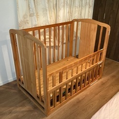 【美品】ベビーベッド