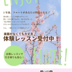 めちゃくちゃ楽しいフルートレッスン🪈🕊️の画像