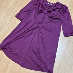 ⭐︎ミルクティー口付授乳口付ワンピースM
