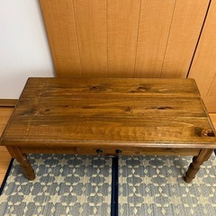  【B-COMPANY】カントリー調ローテーブルの画像