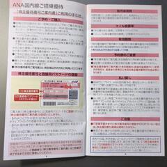 ANA半額割引　株主優待券　14枚の画像