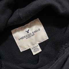 American Eagle ブラックパーカー NEW YORK CITYの画像