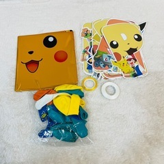 ポケモンバルーン風船セット ピカチュウ誕生パーティー ガーランドの画像