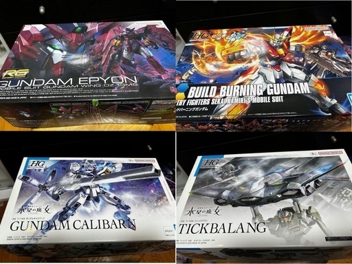 ガンプラ、境界戦機等のプラモデル