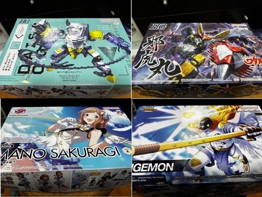 ガンプラ、境界戦機等のプラモデル
