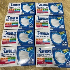 マスク400枚　3層構造　99%カットフィルター　普通サイズの画像