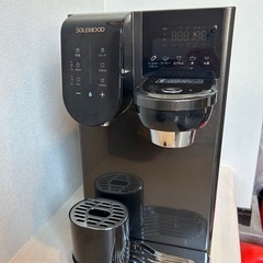 SOLEMOOD 浄水型ウォーターサーバー 黒 (k) 竹橋のキッチン家電