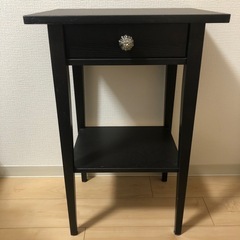 サイドテーブル, ブラックブラウン, 46x35 cmの画像